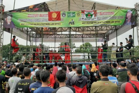 Ratusan Pendekar Silat Berbagai Perguruan Ramaikan Tradisi Pencak Dor