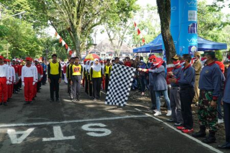 Lomba Gerak Jalan Meriahkan HUT RI di Grobogan, 88 SMP/SMA Ikut Andil