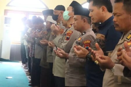 Polres dan FKUB Grobogan Gelar Salat Gaib untuk Korban Gempa Cianjur